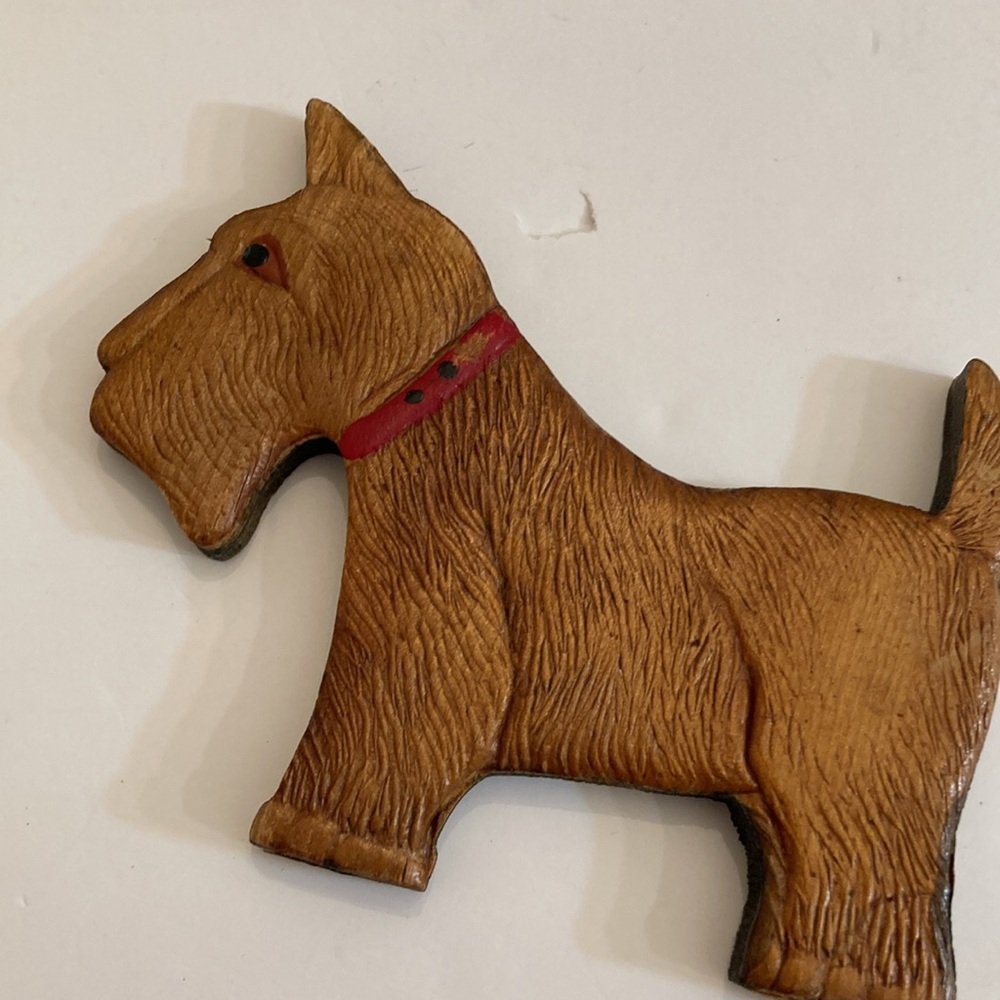 Vintage wooden scottie terrier - Picture 6 of 8